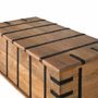 Coffee tables - Solid Mango Wood Trunk Table with Natural Finish - GINER Y COLOMER