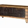 Storage boxes - Mango wood chest and dark details - GINER Y COLOMER