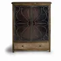 Sideboards - Aged brown mango wood display case - GINER Y COLOMER