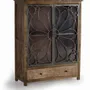 Sideboards - Aged brown mango wood display case - GINER Y COLOMER