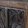 Buffets - Vitrine en bois manguier marron vieilli - GINER Y COLOMER