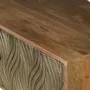 TV stands - TV cabinet in mango wood and brown bronze - GINER Y COLOMER