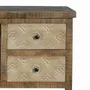 TV stands - TV cabinet in aged brown mango wood and metal - GINER Y COLOMER