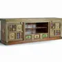 TV stands - Acacia wood TV cabinet - GINER Y COLOMER
