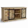 Sideboards - Mango wood and black sideboard - GINER Y COLOMER
