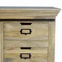 Sideboards - Mango wood and black sideboard - GINER Y COLOMER