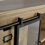 Sideboards - Mango wood and black sideboard - GINER Y COLOMER