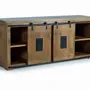 Sideboards - Mango wood and black sideboard - GINER Y COLOMER