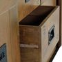 Sideboards - Mango wood and black sideboard - GINER Y COLOMER