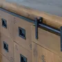 Sideboards - Mango wood and black sideboard - GINER Y COLOMER