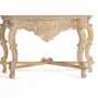 Console table - Console in aged white mango wood - GINER Y COLOMER