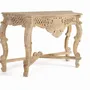 Console table - Console in aged white mango wood - GINER Y COLOMER