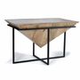 Tables basses - Table basse en bois manguier et métal - GINER Y COLOMER