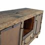 Meubles TV - Meuble TV en bois récupéré et métal - GINER Y COLOMER