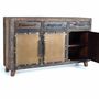 Buffets - Buffet en bois récupéré et métal - GINER Y COLOMER