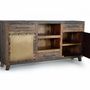 Sideboards - Reclaimed wood and metal sideboard - GINER Y COLOMER