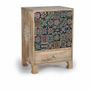 Chests of drawers - Mango wood and hand painted telephone cabinet - GINER Y COLOMER