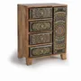Chests of drawers - Mango wood and hand painted telephone cabinet - GINER Y COLOMER