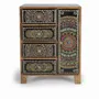 Chests of drawers - Mango wood and hand painted telephone cabinet - GINER Y COLOMER
