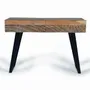 Console table - Acacia wood and metal console - GINER Y COLOMER