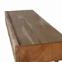 Console table - Acacia wood and metal console - GINER Y COLOMER
