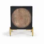 Night tables - Bedside table in dark walnut mango wood and metal - GINER Y COLOMER