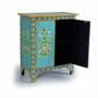 Commodes - Meuble d'appoint en bois manguier turquoise - GINER Y COLOMER