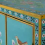 Commodes - Meuble d'appoint en bois manguier turquoise - GINER Y COLOMER