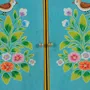Commodes - Meuble d'appoint en bois manguier turquoise - GINER Y COLOMER