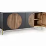 Sideboards - Mango wood and metal sideboard - GINER Y COLOMER