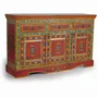 Sideboards - Wooden sideboard in mango wood and hand-painted MDF - GINER Y COLOMER