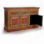 Sideboards - Wooden sideboard in mango wood and hand-painted MDF - GINER Y COLOMER