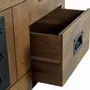 Sideboards - Natural mango wood display case - GINER Y COLOMER