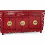 Buffets - Buffet avec 6 portes et 3 tiroirs en bois de manguier - GINER Y COLOMER