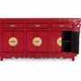 Buffets - Buffet avec 6 portes et 3 tiroirs en bois de manguier - GINER Y COLOMER