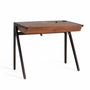 Desks - Mango wood and metal desk - GINER Y COLOMER