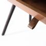 Desks - Mango wood and metal desk - GINER Y COLOMER