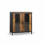 Sideboards - Mango wood and black metal sideboard - GINER Y COLOMER