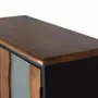Sideboards - Mango wood and black metal sideboard - GINER Y COLOMER