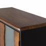 Sideboards - Mango wood and black metal sideboard - GINER Y COLOMER