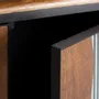 Sideboards - Mango wood and black metal sideboard - GINER Y COLOMER