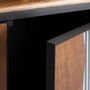 Sideboards - Mango wood and black metal sideboard - GINER Y COLOMER