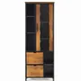 Sideboards - Mango wood and metal display case - GINER Y COLOMER