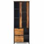 Sideboards - Mango wood and metal display case - GINER Y COLOMER