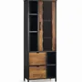 Sideboards - Mango wood and metal display case - GINER Y COLOMER