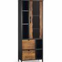 Sideboards - Mango wood and metal display case - GINER Y COLOMER