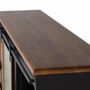 Sideboards - Sideboard in mango wood and black metal - GINER Y COLOMER
