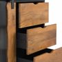 Sideboards - Sideboard in mango wood and black metal - GINER Y COLOMER