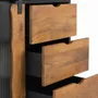 Sideboards - Sideboard in mango wood and black metal - GINER Y COLOMER