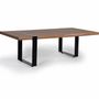 Tables basses - Table basse en bois d'acacia et métal - GINER Y COLOMER